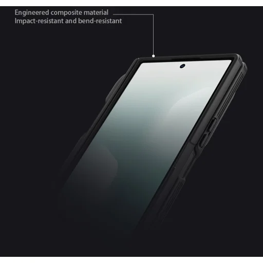  Samsung Galaxy Z Fold 7 Átlátszó Fekete Nillkin CamShield Prop Mágneses Tolltartó Tok - 9