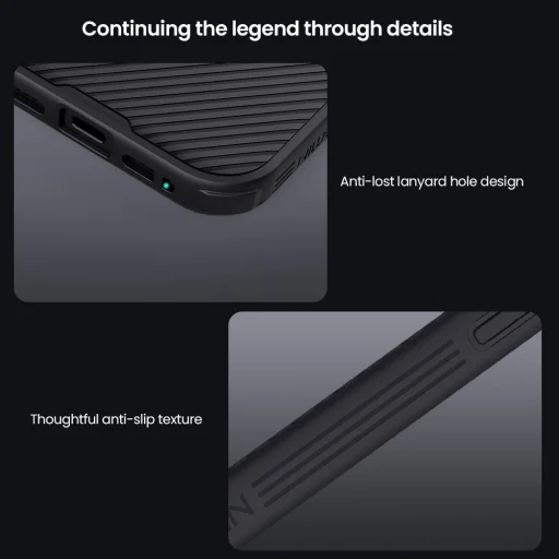  Apple iPhone 17 Fekete Nillkin CamShield Mágneses Kemény tok Magsafe - 7