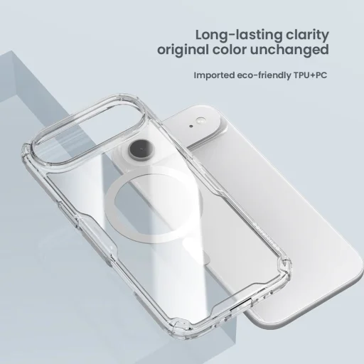 Apple iPhone 17 Air Transparent Nillkin Nature TPU PRO Mágneses tok - 7