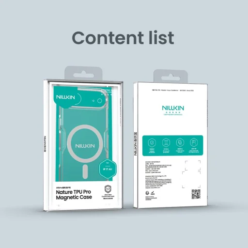 Apple iPhone 17 Air Transparent Nillkin Nature TPU PRO Mágneses tok - 9