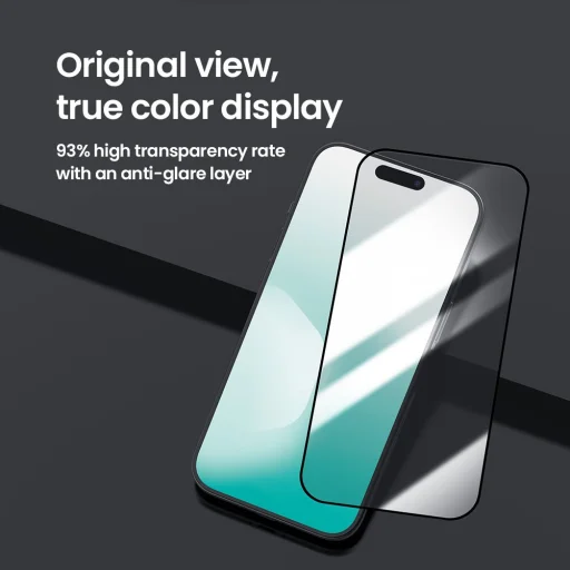 Apple iPhone 17 Air Fekete Nillkin Edzett Üveg 2.5D CP+ PRO üvegfólia - 3