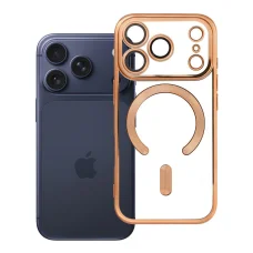 iPhone 17 Pro / 18 Pro zlatý Electro Mag Cover kryt kompatibilný s MagSafe