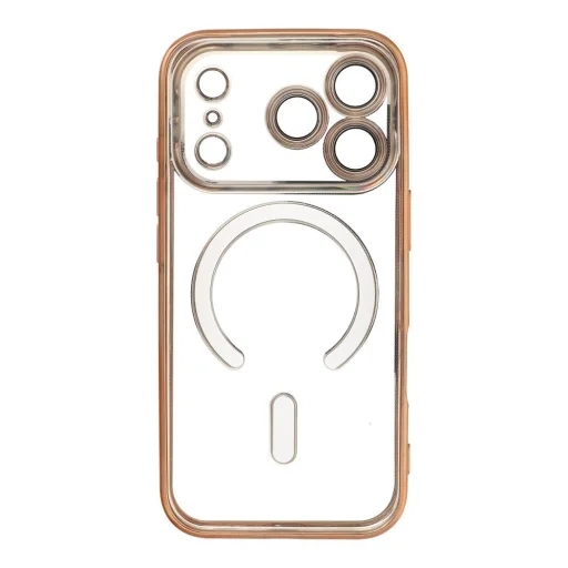 iPhone 17 Pro / 18 Pro zlatý Electro Mag Cover kryt kompatibilný s MagSafe - 3