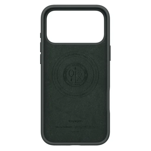 iPhone 17 Pro Max Spigen Silicone Fit Mag Magsafe tok Mélyzöld - 3