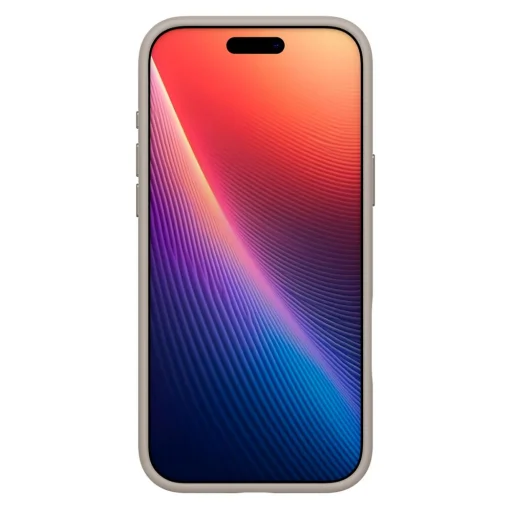 iPhone 17 Pro Max Spigen Silicone Fit Mag Magsafe tok Kőszürke - 4