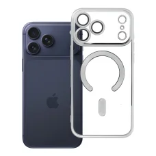  iPhone 17 Pro Max / 18 Pro Max ezüst Electro Mag Cover MagSafe-kompatibilis tok