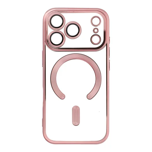 Electro Mag Cover puzdro kompatibilné s MagSafe pre iPhone 17 Pro / 18 Pro, ružovozlaté - 2