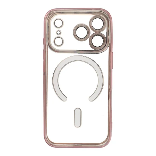 Electro Mag Cover puzdro kompatibilné s MagSafe pre iPhone 17 Pro / 18 Pro, ružovozlaté - 3