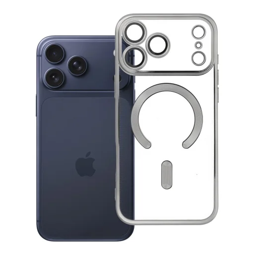 Puzdro na iPhone 17 Pro Max ELECTRO MAG COVER kompatibilné s MagSafe sivý titán - 5