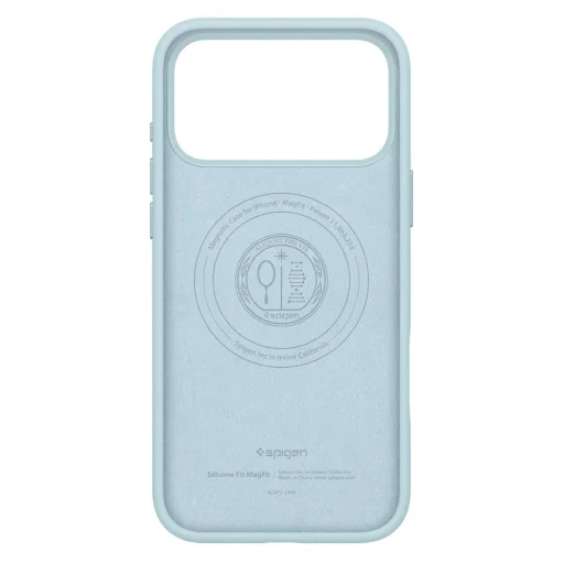 iPhone 17 Pro Max Spigen Silicone Fit Mag Magsafe tok Kék - 3