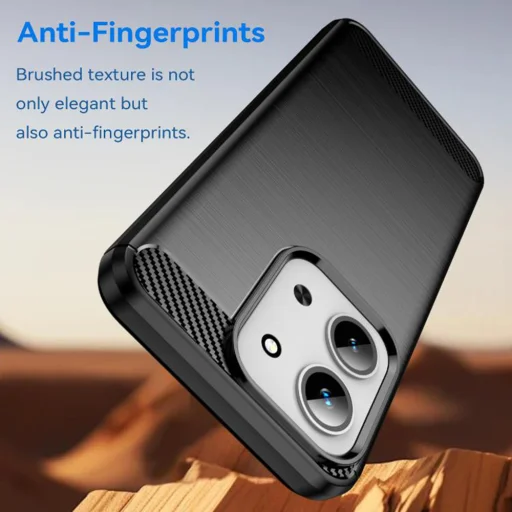 Xiaomi Redmi 15C 4G Techsuit - Carbon Silicone - Black tok - 5