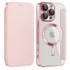 Samsung Galaxy A17 5G Pink Techsuit SmartMag Book Case tok