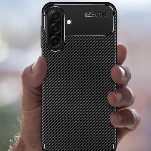 Samsung Galaxy A17 5G Techsuit - CarbonFiber - Fekete tok - 4