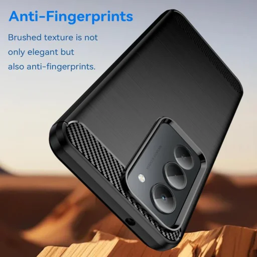 Xiaomi Redmi 15 4G Fekete Techsuit - Carbon Silicone tok - 3