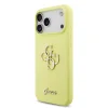  iPhone 17 Pro Max sárga Guess Liquid Silicone 4G Metal Logo tok thumbnail