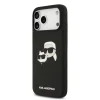  iPhone 17 Pro Max fekete Karl Lagerfeld Liquid Silicone Double Heads MagSafe tok thumbnail