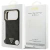  iPhone 17 Pro Max Fekete Guess PU Leather 4G Strass Triangle Logo Gold Frame MagSafe tok thumbnail