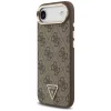  iPhone 17 Air Guess PU Leather 4G Strass Triangle Logo Gold Frame MagSafe tok thumbnail