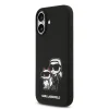  iPhone 17 Fekete Karl Lagerfeld Liquid Silicone K&CH Sketch MagSafe tok thumbnail