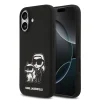  iPhone 17 Fekete Karl Lagerfeld Liquid Silicone K&CH Sketch MagSafe tok thumbnail