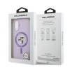  iPhone 17 Lila Karl Lagerfeld Liquid Silicone Karl and Choupette MagSafe tok thumbnail