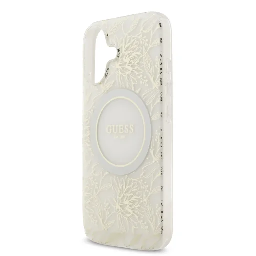  iPhone 17 Guess IML Flowers Allover Strap MagSafe tok - 4