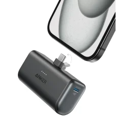 Powerbank Anker Nano USB-C Verzió, 5000mAh, 22.5W, PD, Fekete