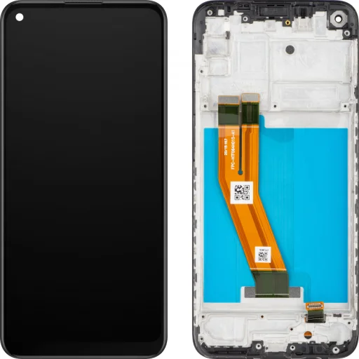 LCD kijelző modul Samsung Galaxy A11 A115 / M11 M115, utángyártott, fekete - 1