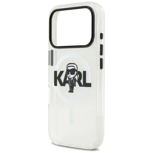 iPhone 17 Pro Átlátszó Karl Lagerfeld - IML MagSafe Sketch Logo (KLHMP17LHGKIGKBT) tok - 4