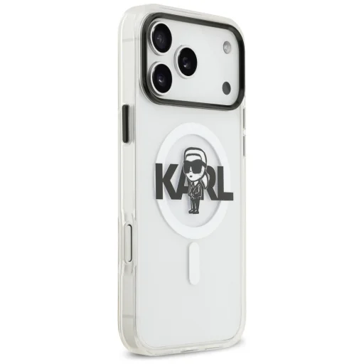 iPhone 17 Pro Max Átlátszó Karl Lagerfeld - IML MagSafe Sketch Logo (KLHMP17XHGKIGKBT) tok - 5