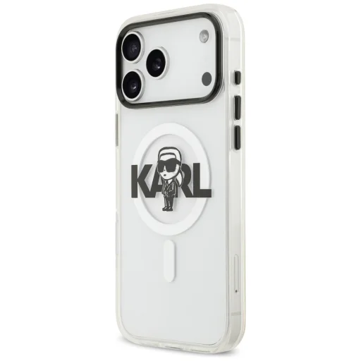 iPhone 17 Pro Max Átlátszó Karl Lagerfeld - IML MagSafe Sketch Logo (KLHMP17XHGKIGKBT) tok - 6