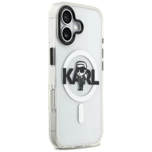 iPhone 17 - Karl Lagerfeld IML MagSafe Sketch Logo (KLHMP17SHGKIGKBT) - Átlátszó Karl tok - 6