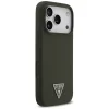 iPhone 17 Pro Khaki Guess - Silicone Triangle Logo MagSafe (GUHMP17LSCTRLMA) tok thumbnail