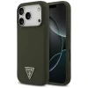 iPhone 17 Pro Khaki Guess - Silicone Triangle Logo MagSafe (GUHMP17LSCTRLMA) tok thumbnail