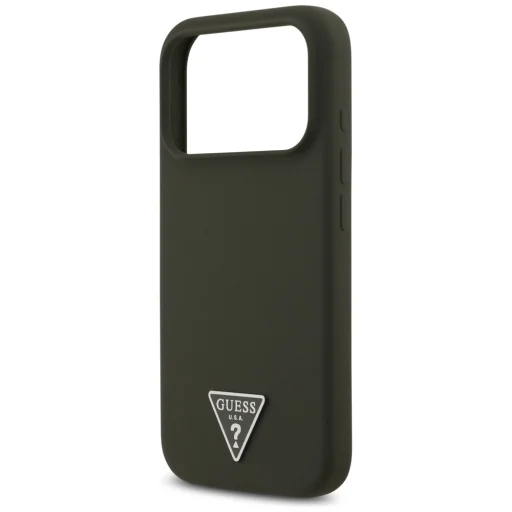 iPhone 17 Pro Khaki Guess - Silicone Triangle Logo MagSafe (GUHMP17LSCTRLMA) tok - 6