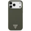 iPhone 17 Pro Max Guess - Silicone Triangle Logo MagSafe (GUHMP17XSCTRLMA) - Khaki tok thumbnail