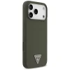 iPhone 17 Pro Max Guess - Silicone Triangle Logo MagSafe (GUHMP17XSCTRLMA) - Khaki tok thumbnail