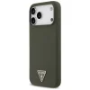 iPhone 17 Pro Max Guess - Silicone Triangle Logo MagSafe (GUHMP17XSCTRLMA) - Khaki tok thumbnail
