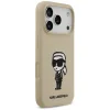 iPhone 17 Pro Barna Karl Lagerfeld - Silicone Sketch & Logo (KLHMP17LSKIGROW) tok thumbnail