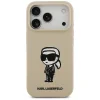 iPhone 17 Pro Barna Karl Lagerfeld - Silicone Sketch & Logo (KLHMP17LSKIGROW) tok thumbnail