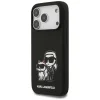 iPhone 17 Pro Fekete Karl Lagerfeld - Silicone Sketch & Logo (KLHMP17LSKCGRGOK) - Karl&Choupette tok - 2
