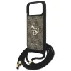 iPhone 17 Pro Max Guess 4G Big Logo Cord Stap Crossbody barna tok thumbnail