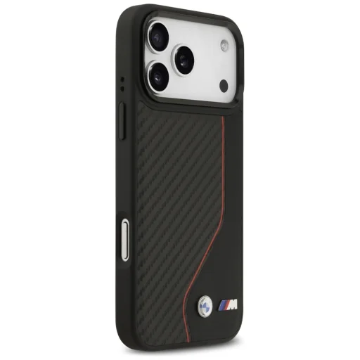 iPhone 17 Pro Max BMW M Carbon Line & Logo MagSafe piros tok - 4