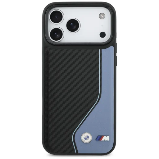 iPhone 17 Pro Max BMW M Carbon Logo MagSafe kék tok - 3