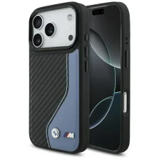 iPhone 17 Pro BMW M Carbon Logo MagSafe kék tok