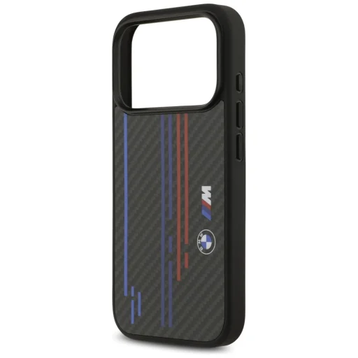 iPhone 17 Pro BMW M Kevlar Lines & Logo MagSafe tok fekete - 5