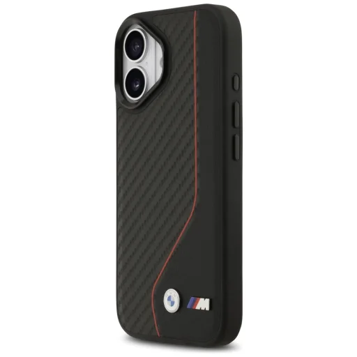 iPhone 17 BMW M Carbon Line & Logo MagSafe tok piros - 2