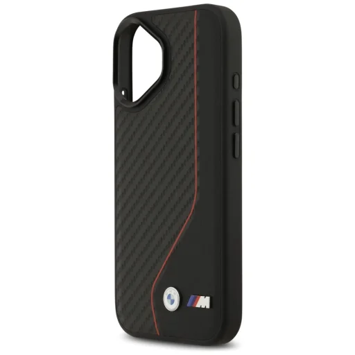 iPhone 17 BMW M Carbon Line & Logo MagSafe tok piros - 6