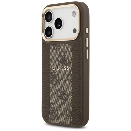 iPhone 17 Pro Guess 4G Stripe MagSafe barna tok - 2