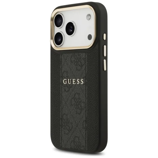 iPhone 17 Pro Guess 4G Stripe MagSafe fekete tok - 2